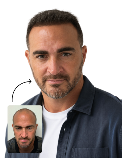 Este Hair Medical patient hair restoration result
